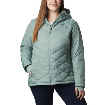 Dámské Bundy Columbia Heavenly Hooded Plus Size Světle Zelene KXAYJM748